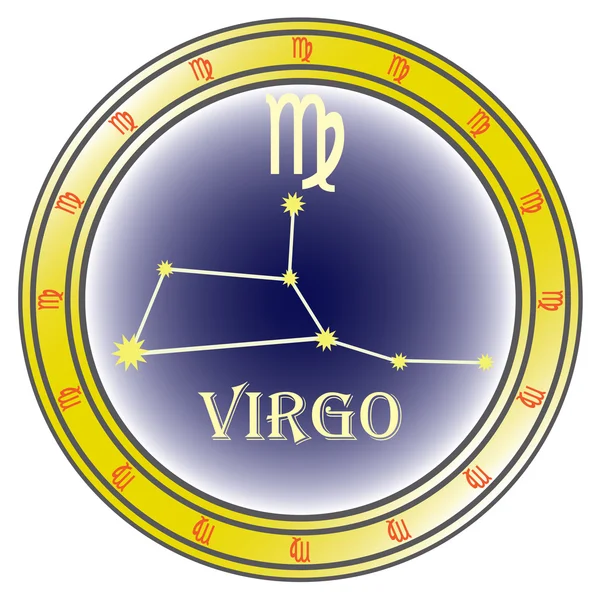 Signo do zodíaco virgo —  Vetores de Stock