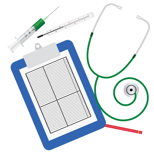 stock vector Medical stuff for inspection.