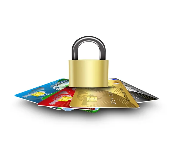 Segurança do cartão — Fotografia de Stock