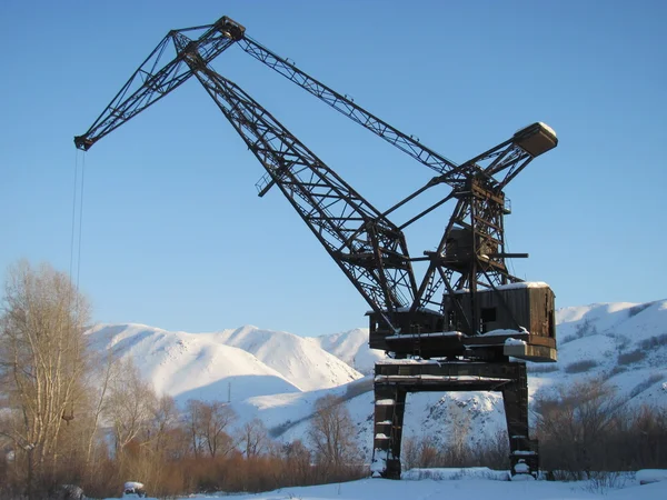 stock image The elevating crane