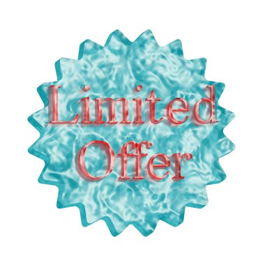 Button Icon: Limited Offer clipart