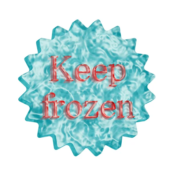 stock image Button Icon: Keep frozen