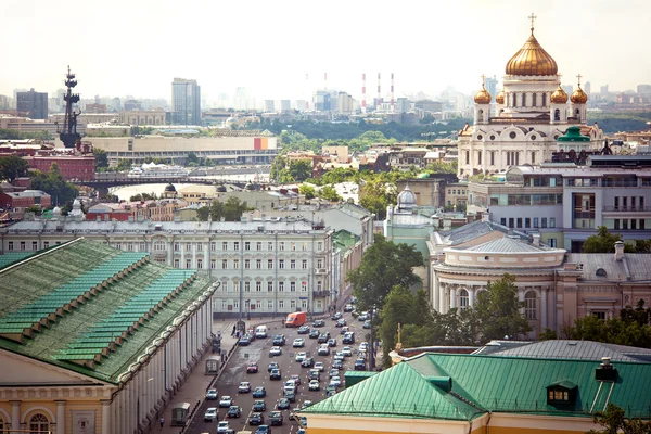 Moskauer Luftaufnahme — Stockfoto