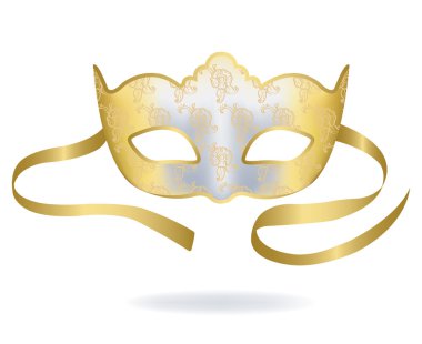 Venetian Carnival mask. clipart