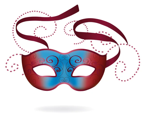 Masque de carnaval vénitien . — Image vectorielle