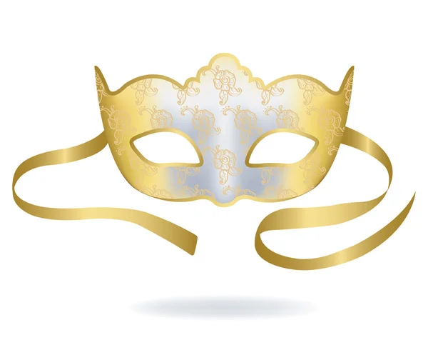 Venetiansk karneval mask. — Stock vektor