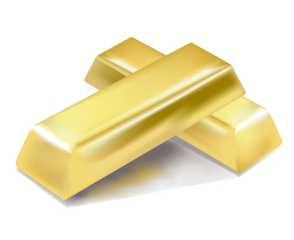 Guldbarrer – Stock-vektor