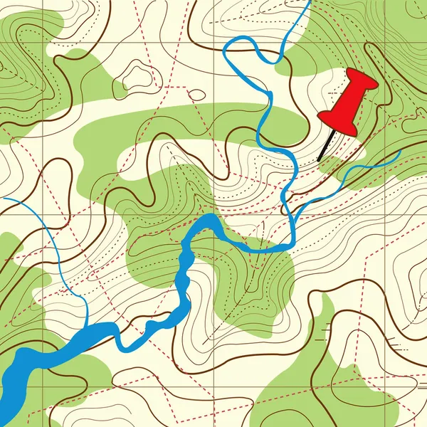 地形マップの背景 ロイヤリティフリーのストックイラスト
