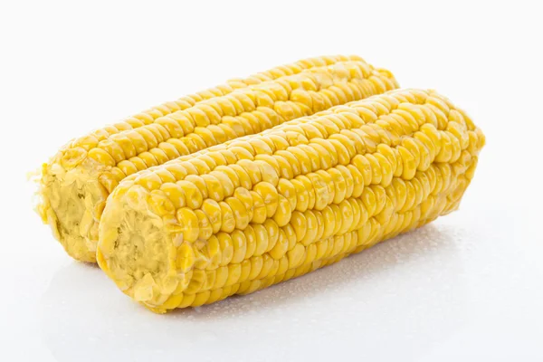 Два corncobs — стокове фото