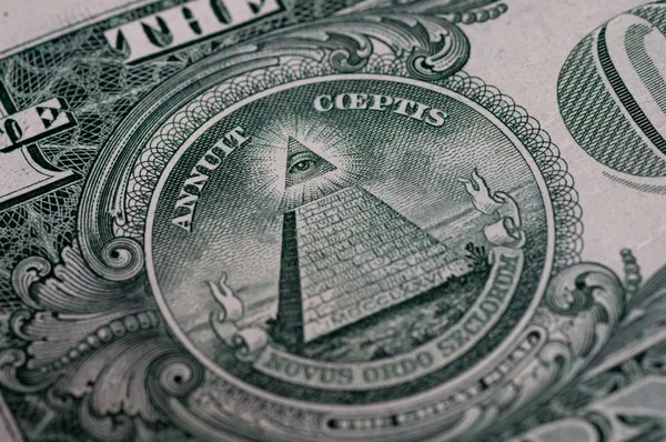 Symbole sur un dollar — Photo