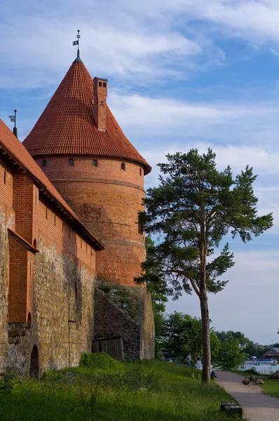 Trakai adası kale — Stok fotoğraf