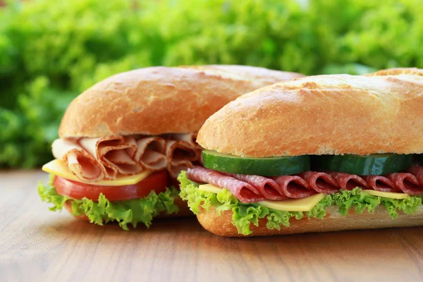 Fresh sandwiches — Stock Photo, Image