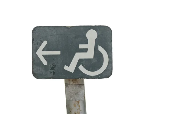 Segni per la sedia a rotelle — Foto Stock