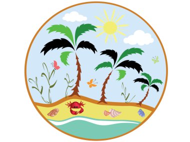 Summer icon clipart