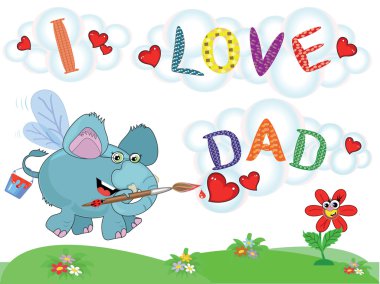 Dad day clipart