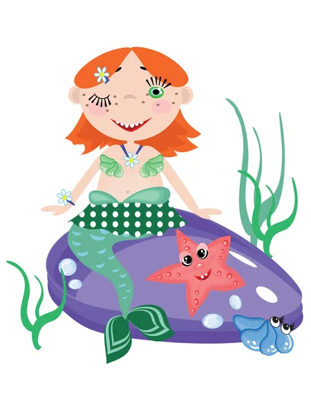 stock vector Mermaid