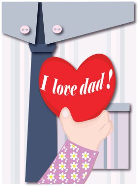 Dad day clipart