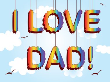 Dad day clipart