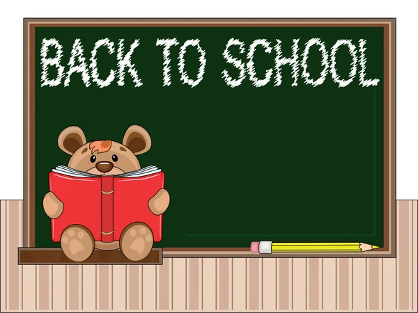 School schoolbord — Stockvector