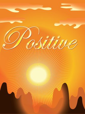 Positive backround clipart