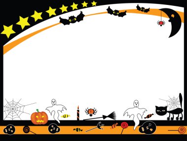 Vector halloween background clipart