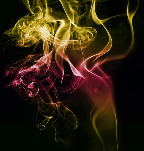 色彩缤纷的烟雾 — 图库照片