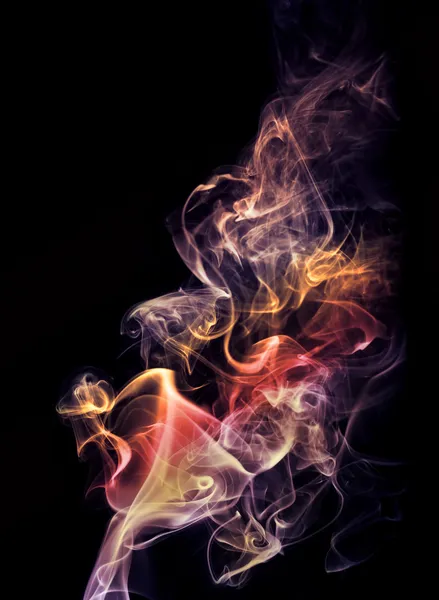 色彩缤纷的烟雾 免版税图库图片