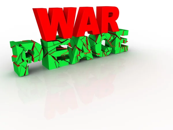 Krig, fred — Stockfoto