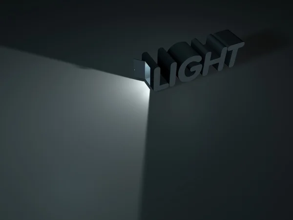 光のテキスト — ストック写真