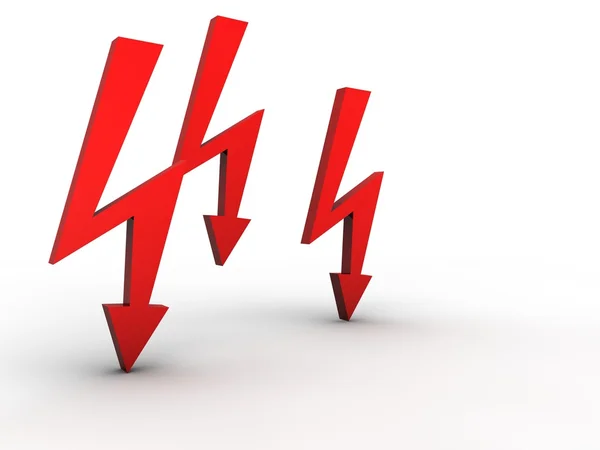 Voltage sign — Stock Photo, Image