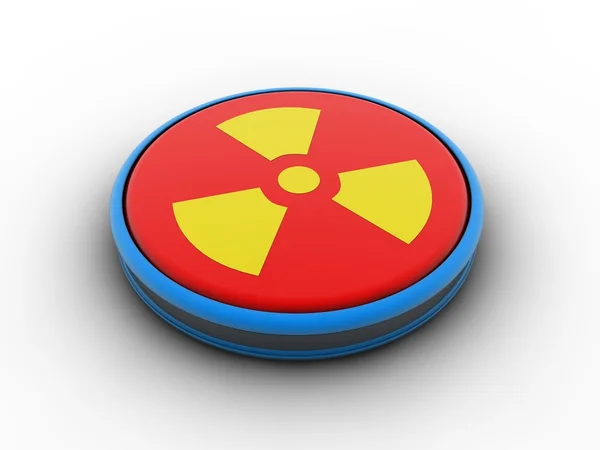 3d nuke button — Stock Photo, Image