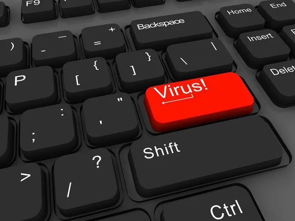 Clave del virus Imagen De Stock