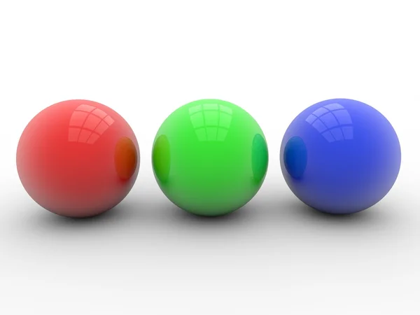 stock image RGB spheres