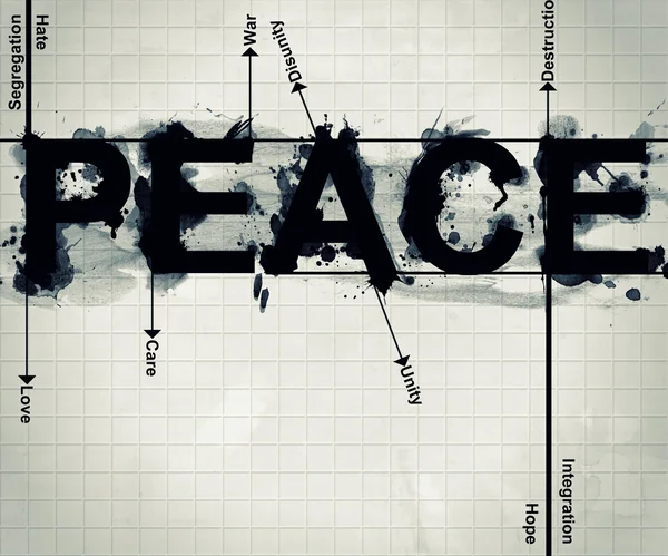 Vrede. — Stockfoto
