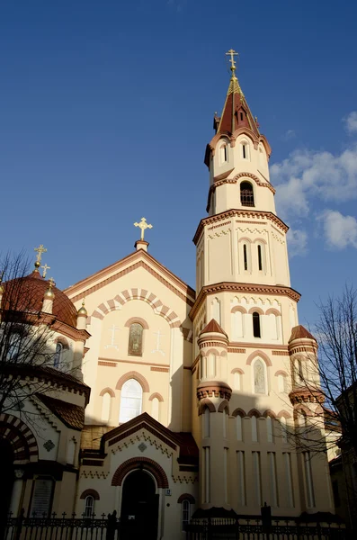Церковь Святого Николая в Лирхуании . — стоковое фото