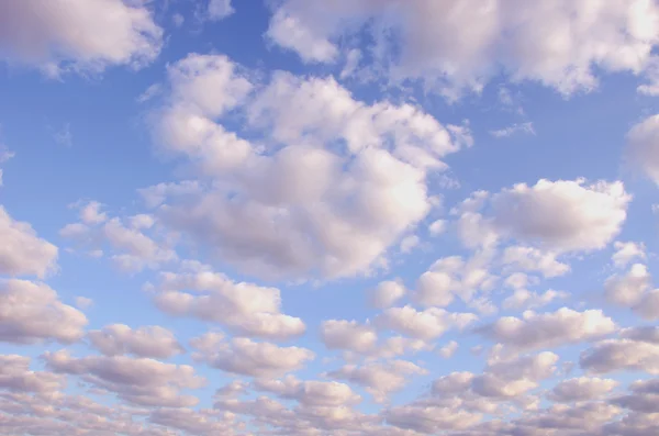 日当たりの良い朝の空の雲のフル. — ストック写真