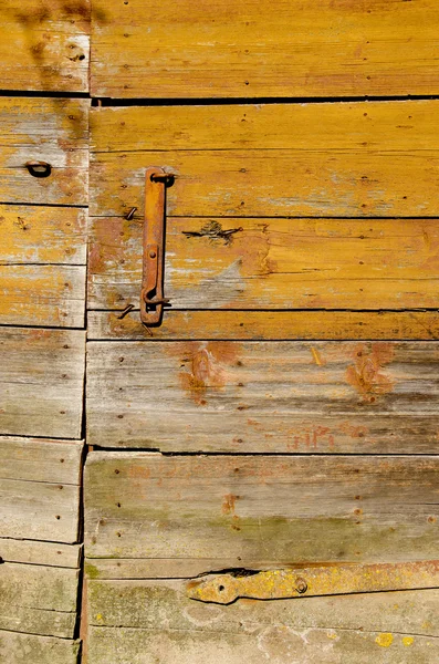 Old farm building door. — Stock Photo, Image