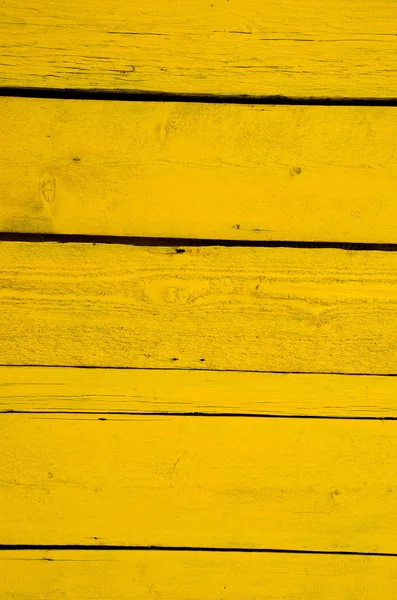Wall made of yellow wooden planks. — Stock Photo, Image
