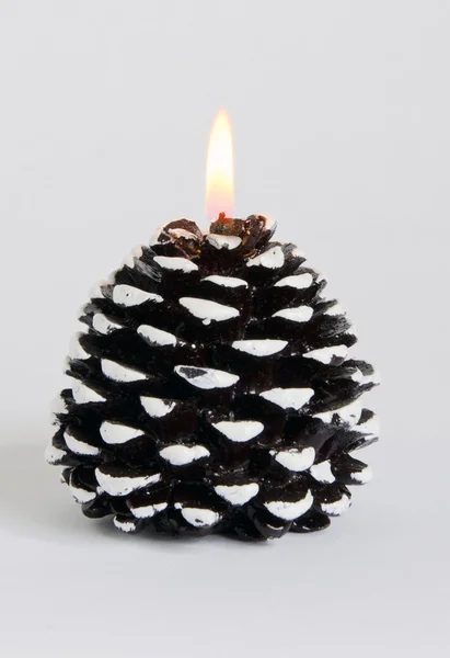 Burning decorative candle. — Stock Photo, Image