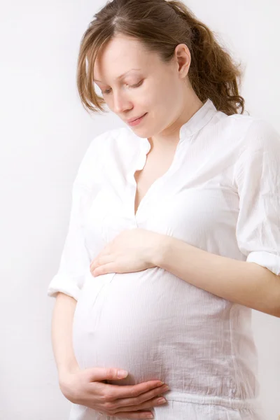 Pregnant tummy Stock Picture