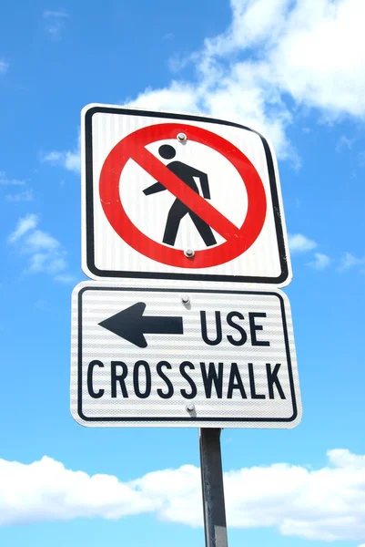 Sign walk — Stock Photo, Image