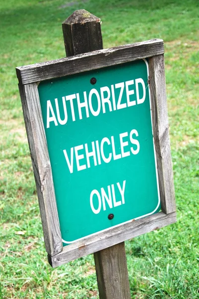 stock image Authorized sign