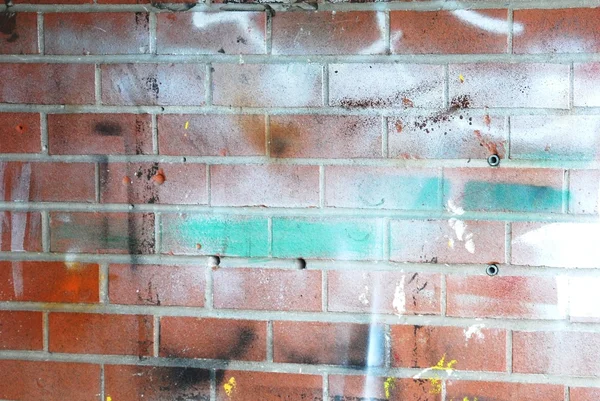 Mauer und Graffiti — Stockfoto