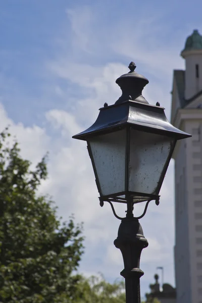 Szczecin lâmpada de rua — Fotografia de Stock