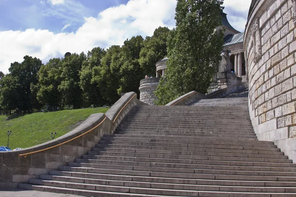 Escadas de Szczecin Wa=y Chrobrego Fotografia De Stock