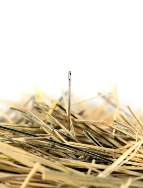 Needle in a haystack clipart