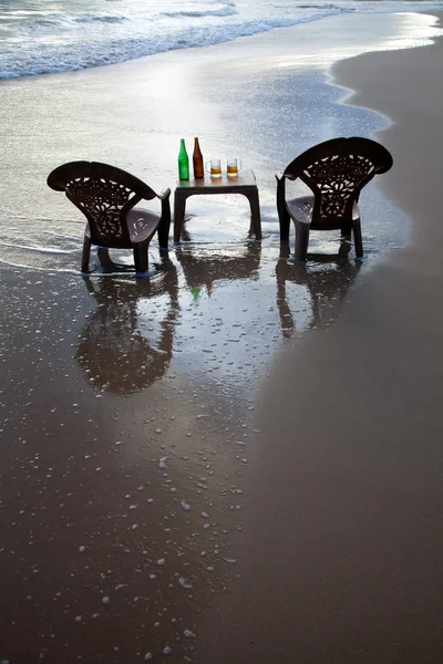 bir plaj sandalyeleri