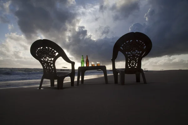 bir plaj sandalyeleri