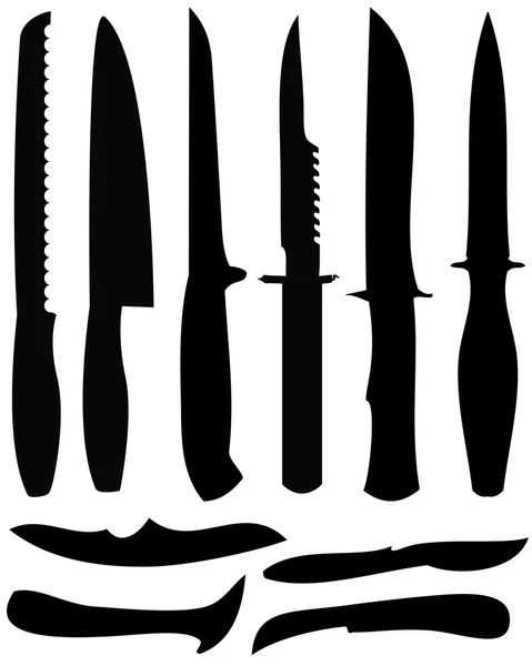 Kitchen Knifes — Stock Vector