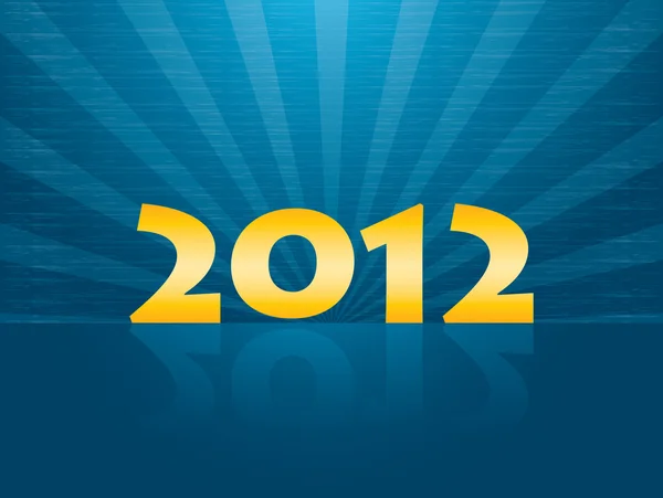 Carte Nouvel An 2012 — Image vectorielle